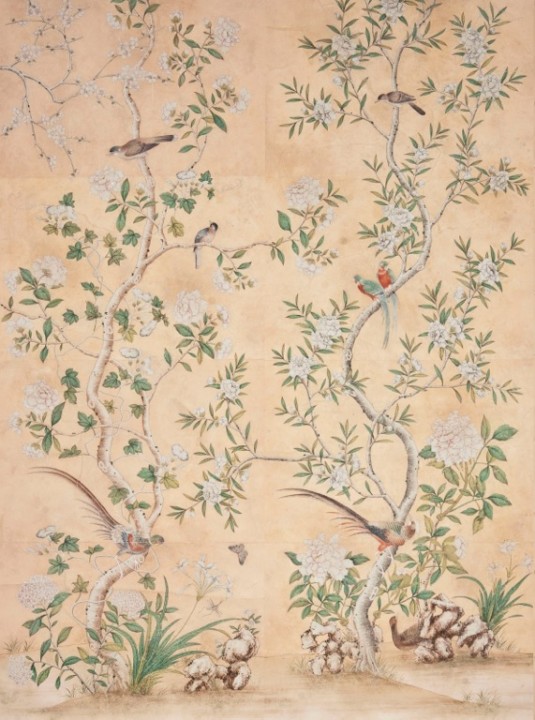 The Best Makers Of Chinese Inspired Handpainted Wallpapers | cj dellatore